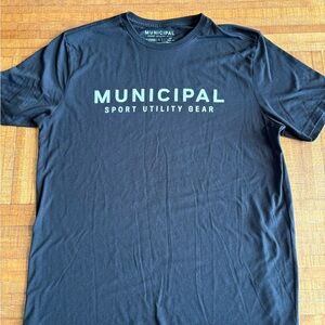 Municipal Black Sport Utility Tee